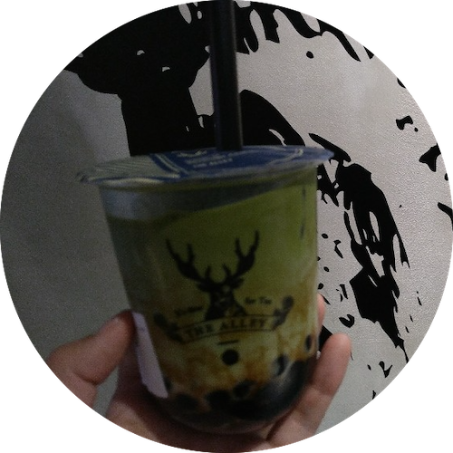 黒糖抹茶ラテ画像